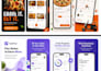 design modern app screenshots for app store and google play store apps